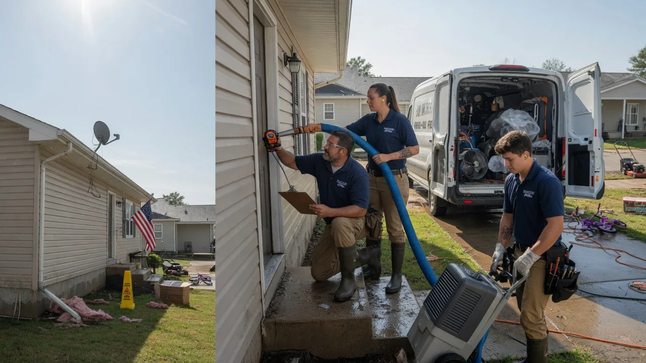 Ceiling Water Damage Restoration in Glasgow, DE near me